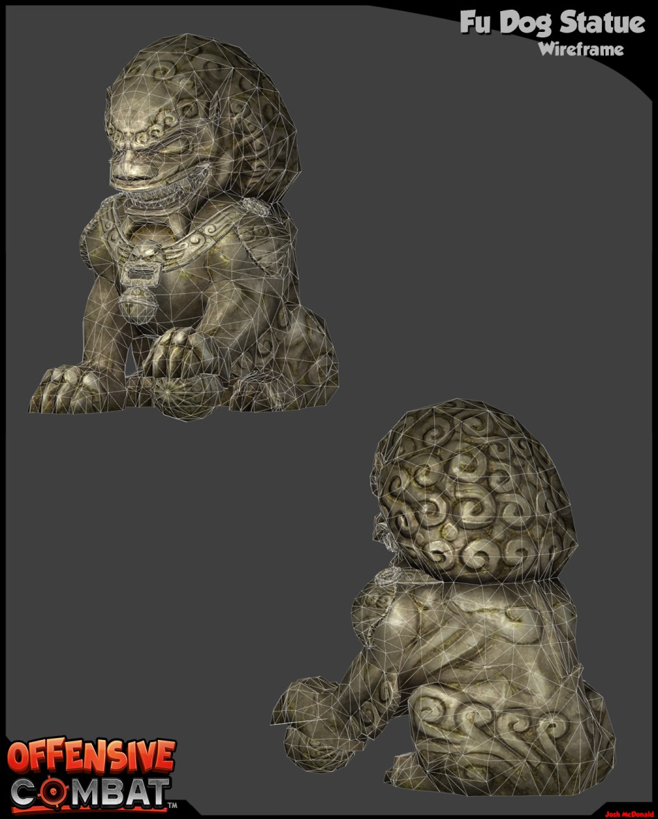 fu_dog_Wireframe
