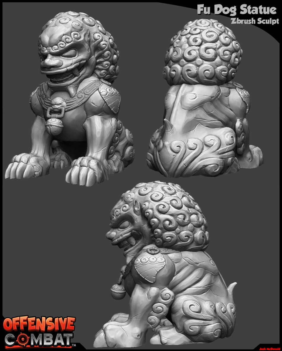 fu_dog_zbrush